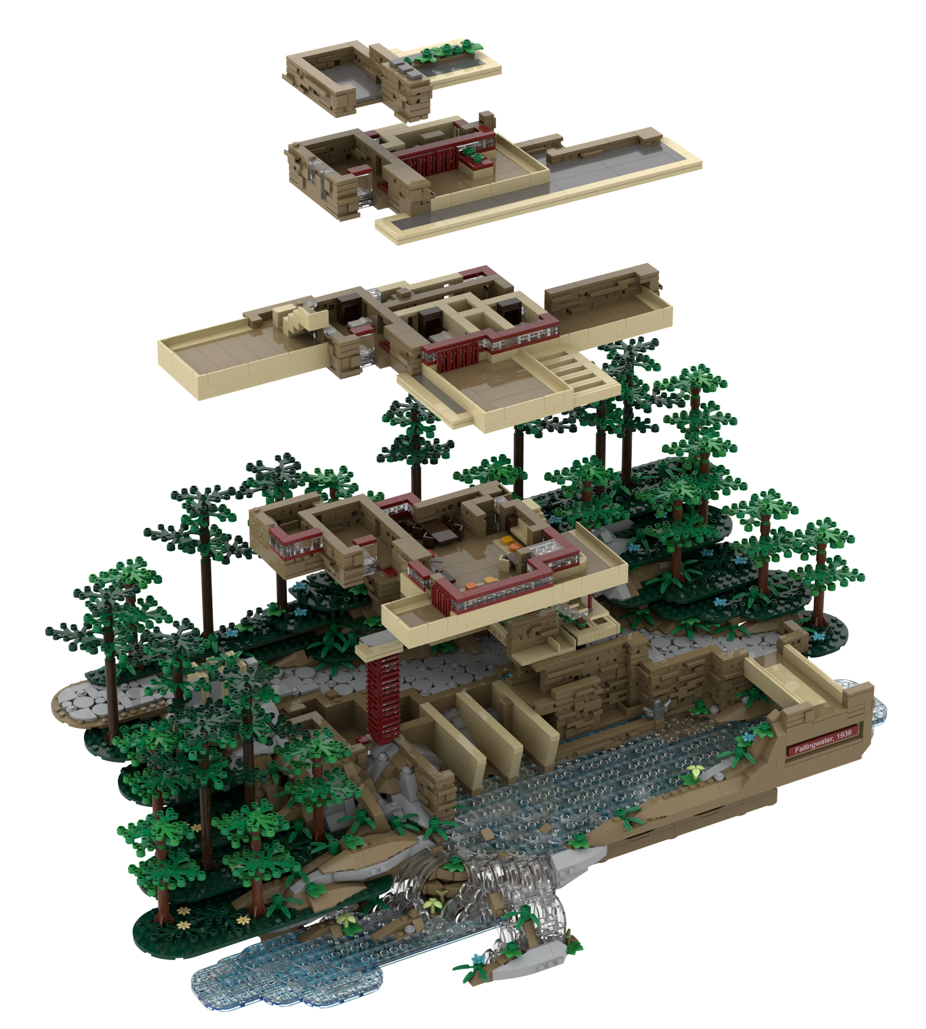 Lego fallingwater best sale set