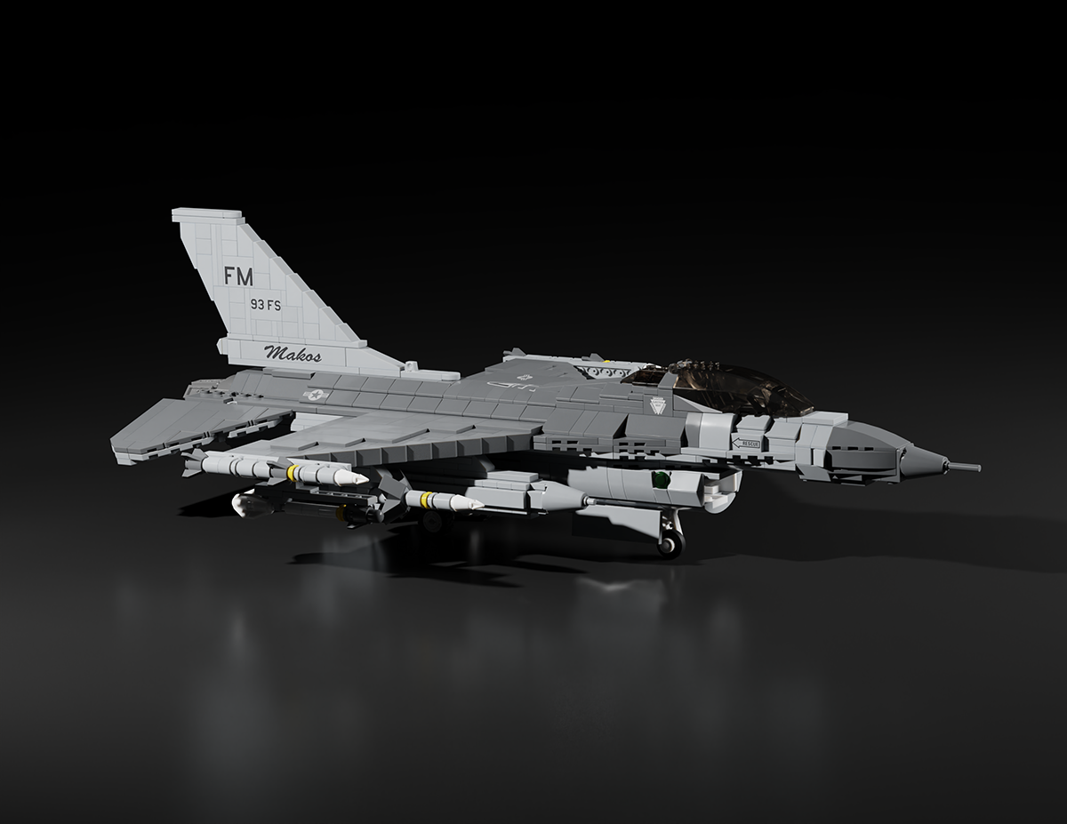F-16C Fighting Falcon - The Atom Brick