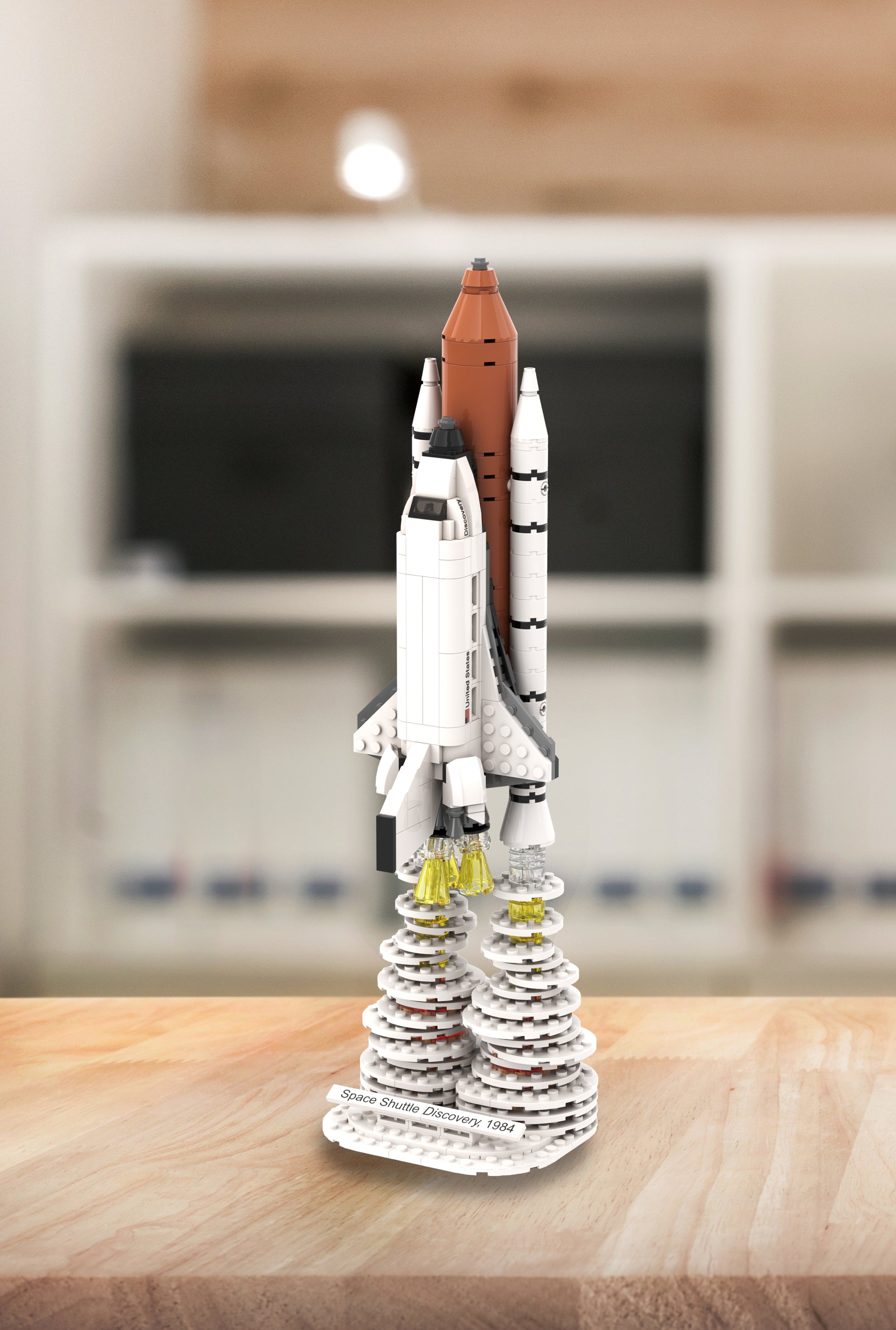 Space Shuttle Discovery The Atom Brick Space shuttle discovery the atom brick